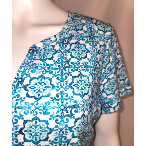 Karen Scott Henley Short Sleeve Tee - Size Small Petite - Picture 7 of 7